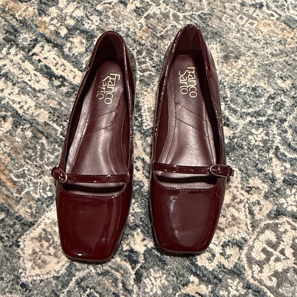 Franco Sarto Red Flats - Picture 3 of 3